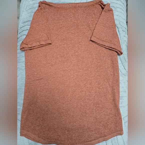 Maurices Women's Country Rock Tee - Brown & White Size Medium EUC - Picture 4 of 5